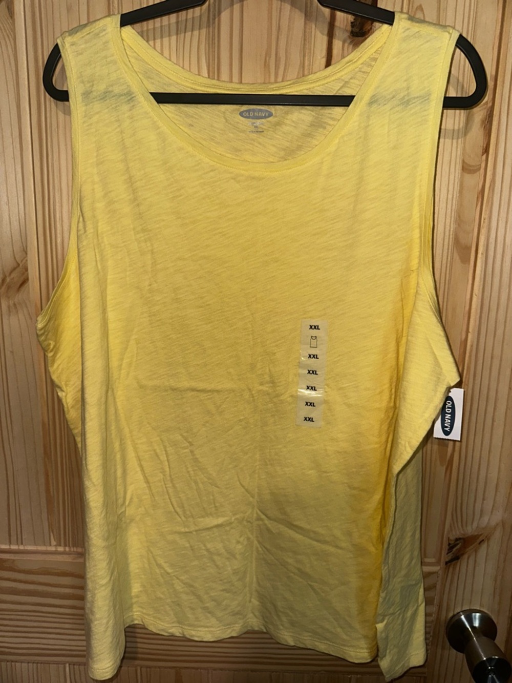 Old Navy Bright Yellow Scoop Neck Tee
